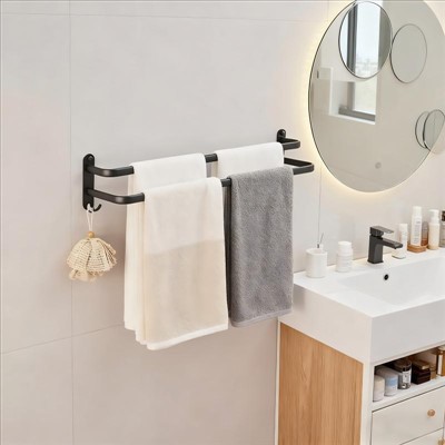 Aluminium handdoekenrek